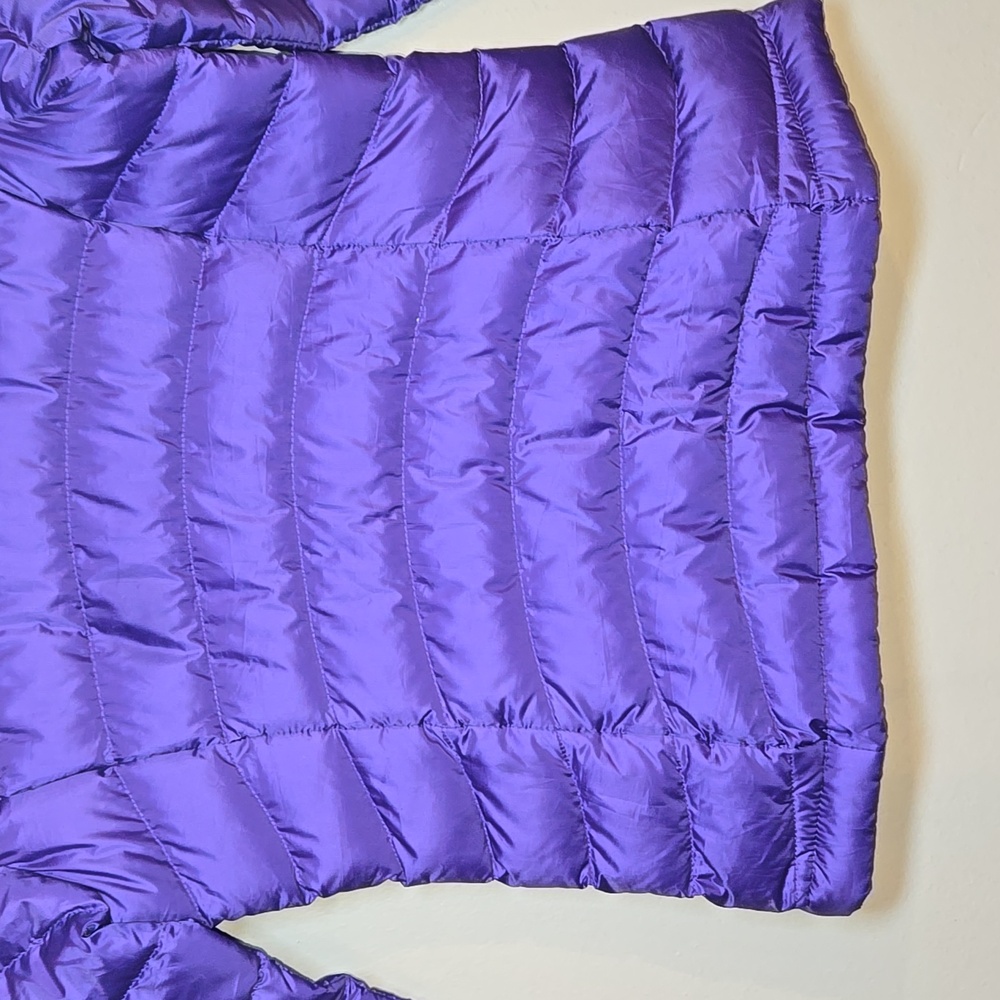 Patagonia Girls 75% Fill Duck Down Puffer Large Purple Jacket Size 12 - Picture 8 of 13